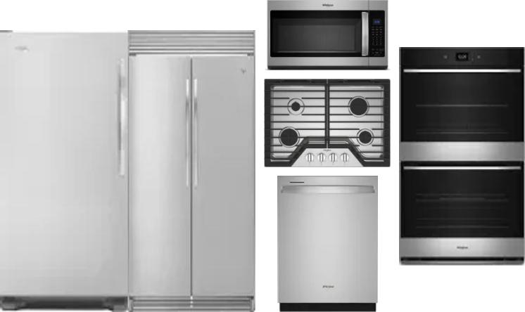 6 Piece Package Includes Refrigerator, Freezer, Cooktop, Wall Oven, Microwave And Dishwasher