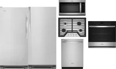 6 Piece Package Includes Refrigerator, Freezer, Cooktop, Wall Oven, Microwave And Dishwasher