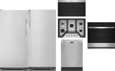 6 Piece Package Includes Refrigerator, Freezer, Cooktop, Wall Oven, Microwave And Dishwasher