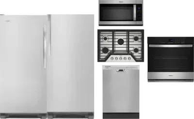 6 Piece Package Includes Refrigerator, Freezer, Cooktop, Wall Oven, Microwave And Dishwasher