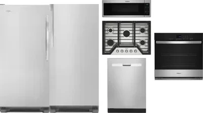 6 Piece Package Includes Refrigerator, Freezer, Cooktop, Wall Oven, Microwave And Dishwasher