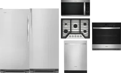 6 Piece Package Includes Refrigerator, Freezer, Cooktop, Wall Oven, Microwave And Dishwasher