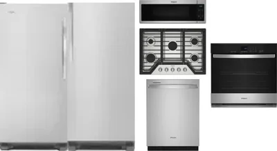6 Piece Package Includes Refrigerator, Freezer, Cooktop, Wall Oven, Microwave And Dishwasher