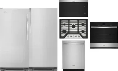 6 Piece Package Includes Refrigerator, Freezer, Cooktop, Wall Oven, Microwave And Dishwasher