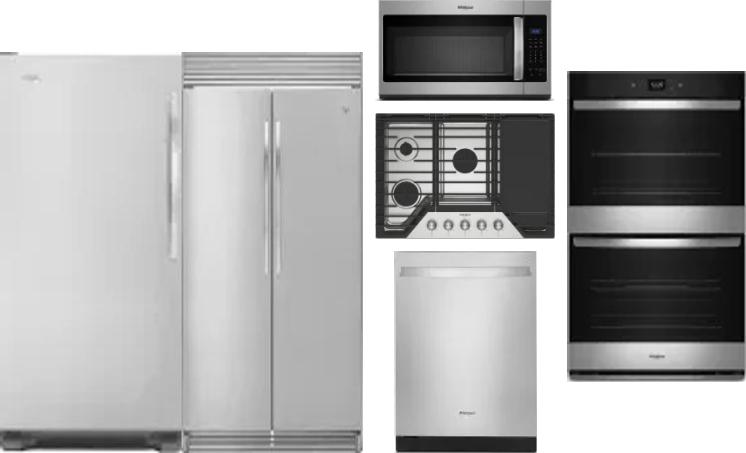 6 Piece Package Includes Refrigerator, Freezer, Cooktop, Wall Oven, Microwave And Dishwasher