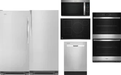 6 Piece Package Includes Refrigerator, Freezer, Cooktop, Wall Oven, Microwave And Dishwasher