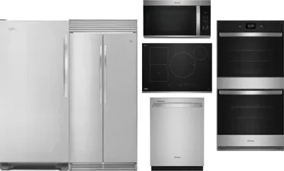 6 Piece Package Includes Refrigerator, Freezer, Cooktop, Wall Oven, Microwave And Dishwasher