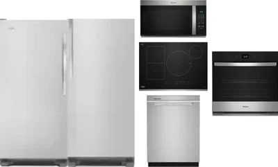 6 Piece Package Includes Refrigerator, Freezer, Cooktop, Wall Oven, Microwave And Dishwasher