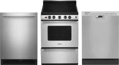 3 Piece Package Includes Refrigerator, Range And Dishwasher