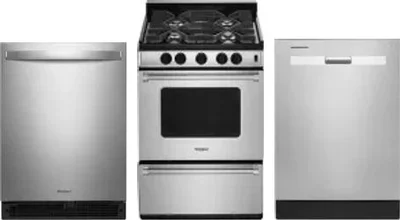 3 Piece Package Includes Refrigerator, Range And Dishwasher