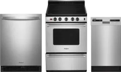 3 Piece Package Includes Refrigerator, Range And Dishwasher