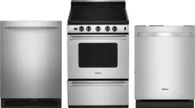 3 Piece Package Includes Refrigerator, Range And Dishwasher