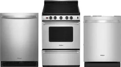 3 Piece Package Includes Refrigerator, Range And Dishwasher