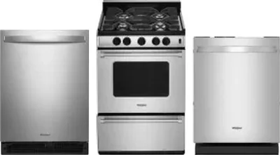 3 Piece Package Includes Refrigerator, Range And Dishwasher