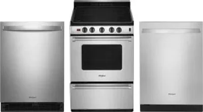 3 Piece Package Includes Refrigerator, Range And Dishwasher