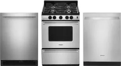 3 Piece Package Includes Refrigerator, Range And Dishwasher