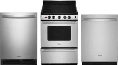 3 Piece Package Includes Refrigerator, Range And Dishwasher