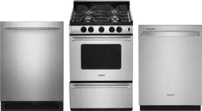 3 Piece Package Includes Refrigerator, Range And Dishwasher