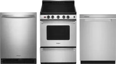 3 Piece Package Includes Refrigerator, Range And Dishwasher