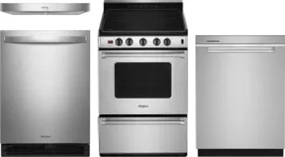 4 Piece Package Includes Refrigerator, Range, Hood And Dishwasher
