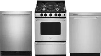 3 Piece Package Includes Refrigerator, Range And Dishwasher