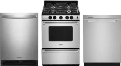 3 Piece Package Includes Refrigerator, Range And Dishwasher