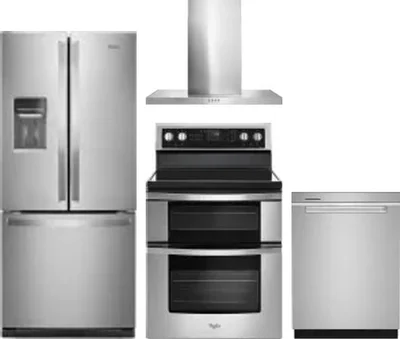 4 Piece Package Includes Refrigerator, Range, Hood And Dishwasher