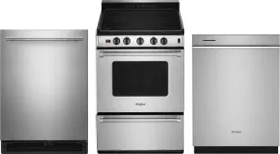 3 Piece Package Includes Refrigerator, Range And Dishwasher