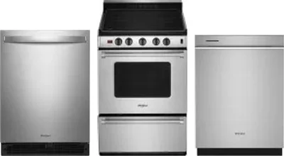 3 Piece Package Includes Refrigerator, Range And Dishwasher