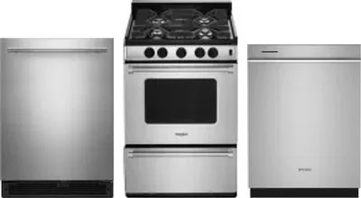 3 Piece Package Includes Refrigerator, Range And Dishwasher