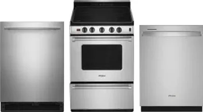 3 Piece Package Includes Refrigerator, Range And Dishwasher