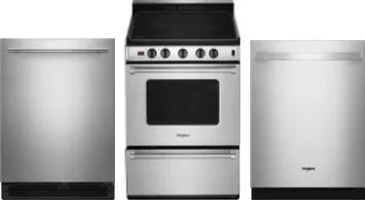3 Piece Package Includes Refrigerator, Range And Dishwasher