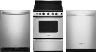 3 Piece Package Includes Refrigerator, Range And Dishwasher