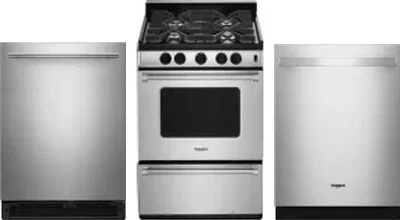 3 Piece Package Includes Refrigerator, Range And Dishwasher
