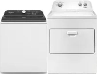 Side by Side Washer & Dryer Set