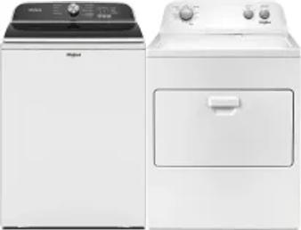 Side by Side Washer & Dryer Set