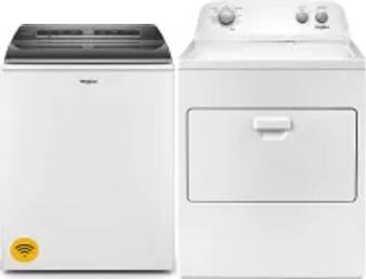 Side by Side Washer & Dryer Set