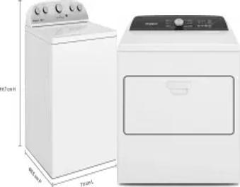 Side by Side Washer & Dryer Set