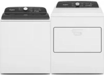 Side by Side Washer & Dryer Set