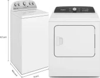 Side by Side Washer & Dryer Set