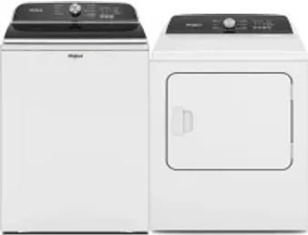 Side by Side Washer & Dryer Set