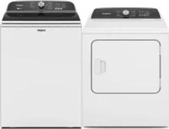 Side by Side Washer & Dryer Set