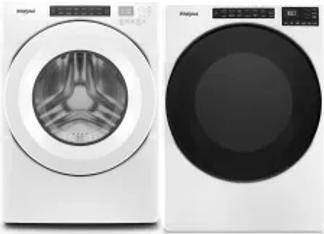 Side by Side Washer & Dryer Set