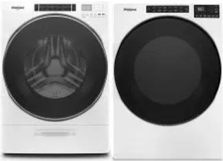 Side by Side Washer & Dryer Set