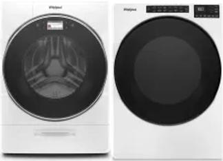 Side by Side Washer & Dryer Set