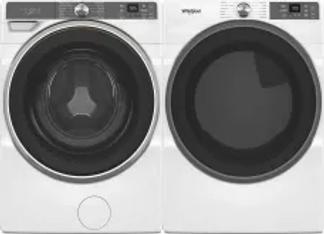 Side by Side Washer & Dryer Set