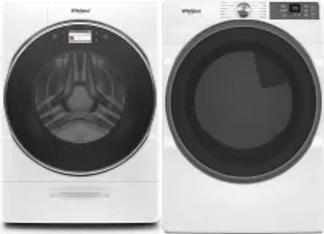 Side by Side Washer & Dryer Set