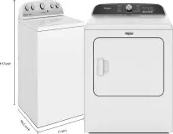 Side by Side Washer & Dryer Set