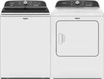 Side by Side Washer & Dryer Set