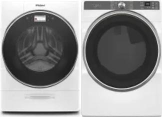 Side by Side Washer & Dryer Set
